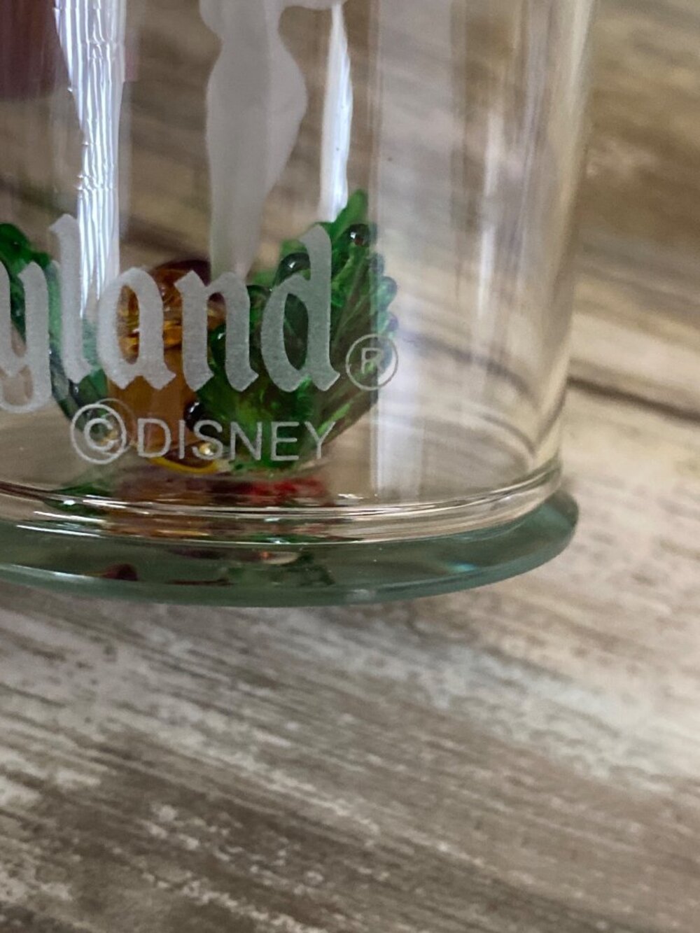 Disney Disneyland Tinker Bell Mini Glass 3" Dome Cloche Pre-owned w/No Box - Picture 6 of 7